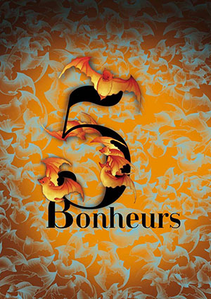 CINQ BONHEURS<br>MESSAGES CACHÉS DES DÉCORS CHINOIS CINQ BONHEURS<br>MESSAGES CACHÉS DES DÉCORS CHINOIS