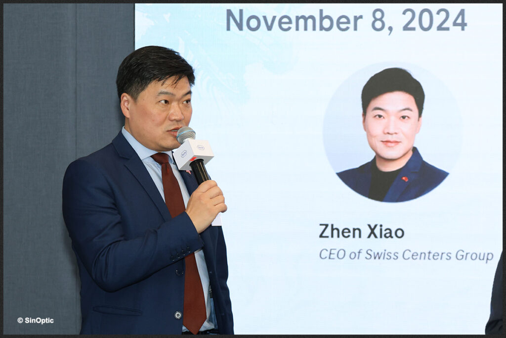 M. XIAO Zhen, PDG du Groupe Swiss Centers, qui a organisé et accompagné cette mission.